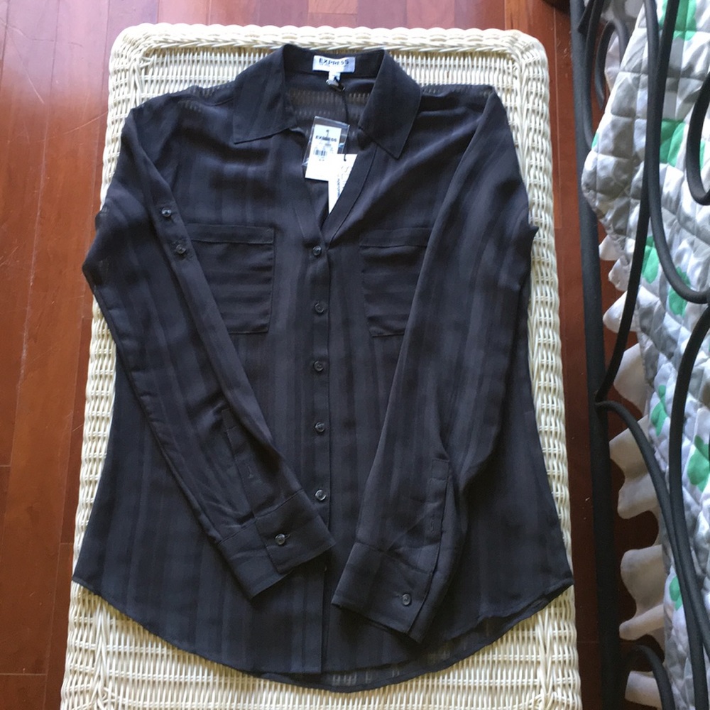 Express Slim Fit Button Up